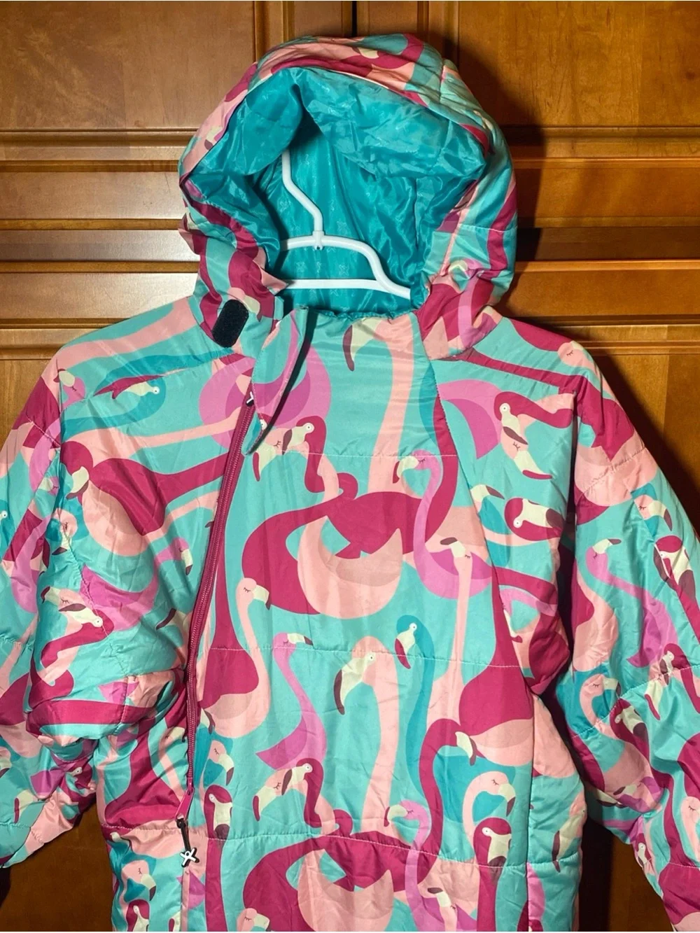 Selk’ Bag Wearable Sleeping Bag Kids Medium Flamingo Pink/Blue Camping